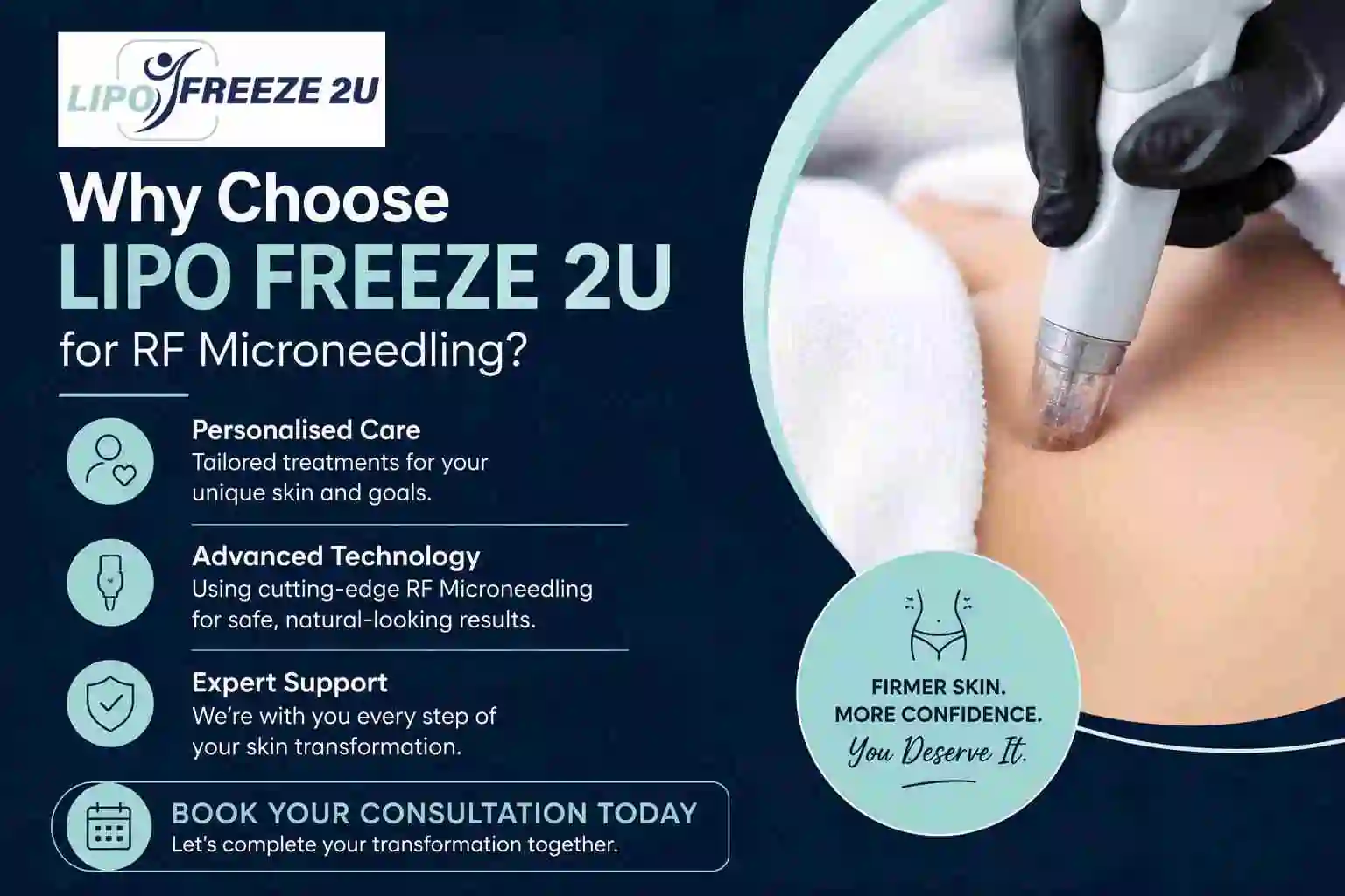 Why Choose LIPO FREEZE 2U for RF Microneedling Godalming?